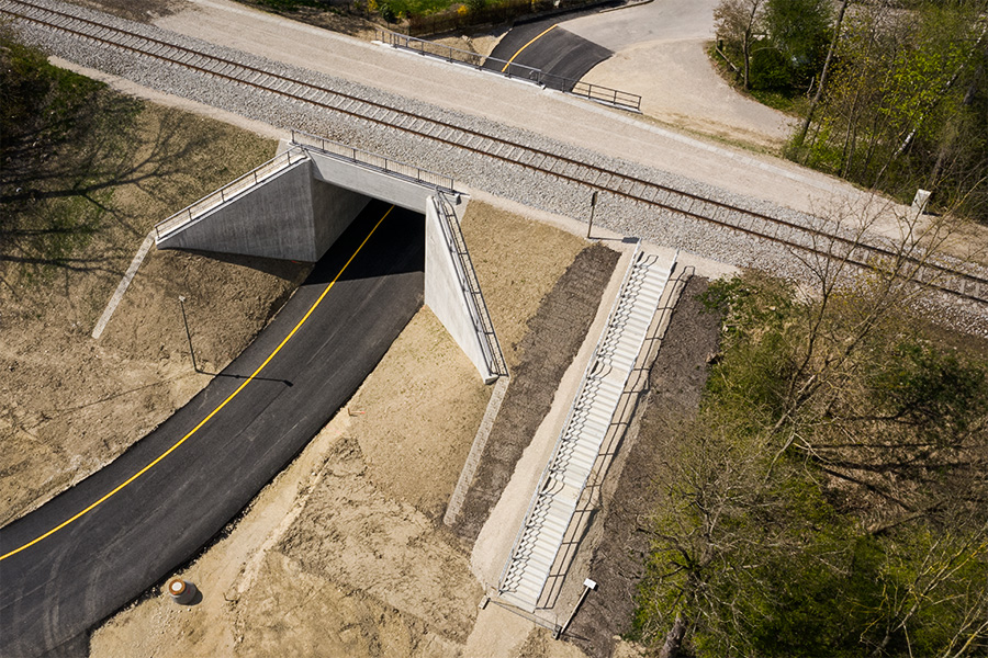 Eisenbahnüberführung Walpertskirchen - Straßen- und Brückenbau