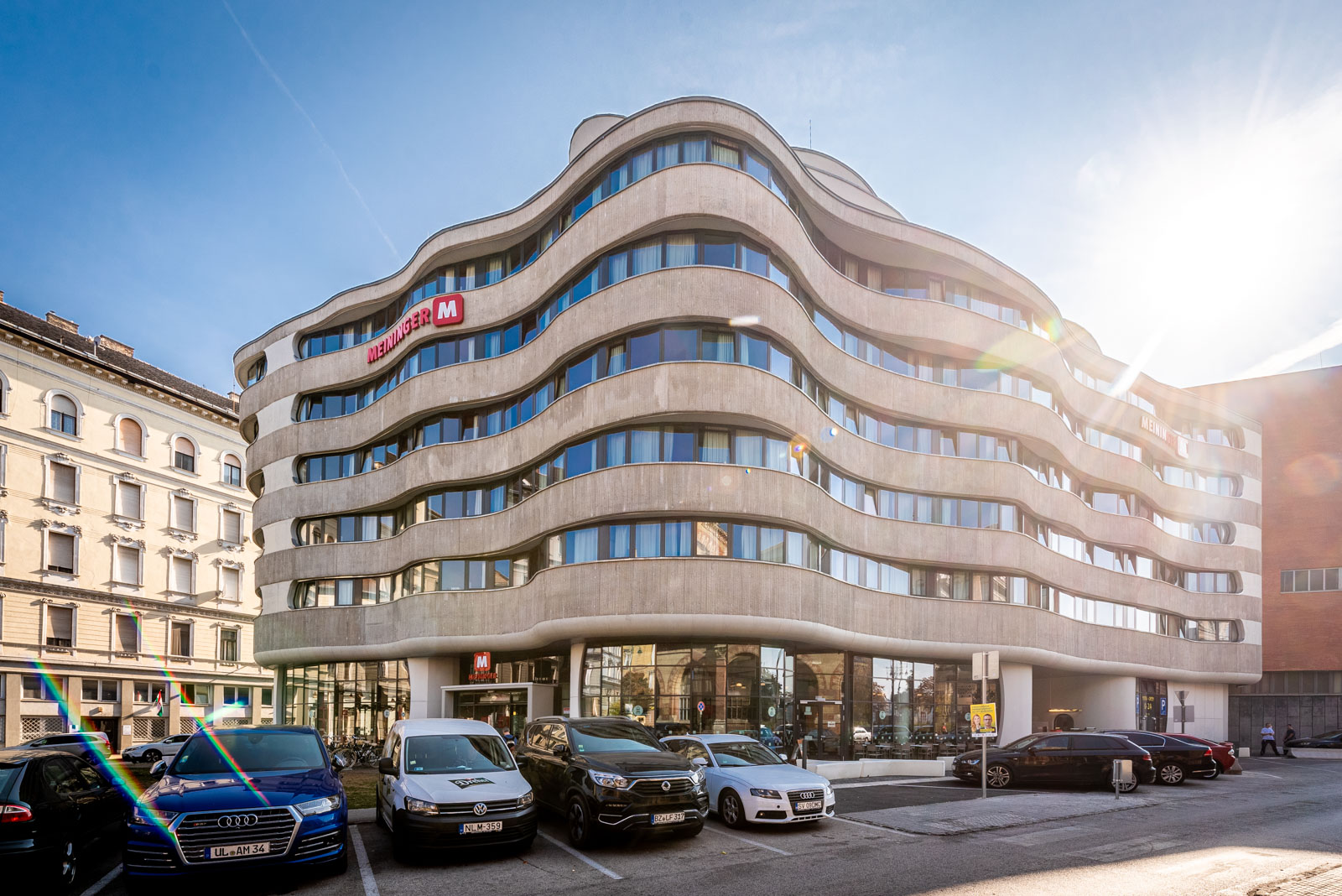 Hotel épület, Meininger, Budapest - Hochbau