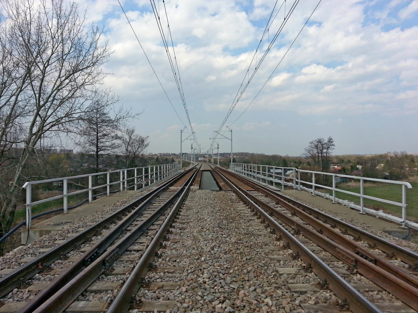 Prace budowlane na torze kolejowym, Kraków - Bahnbau
