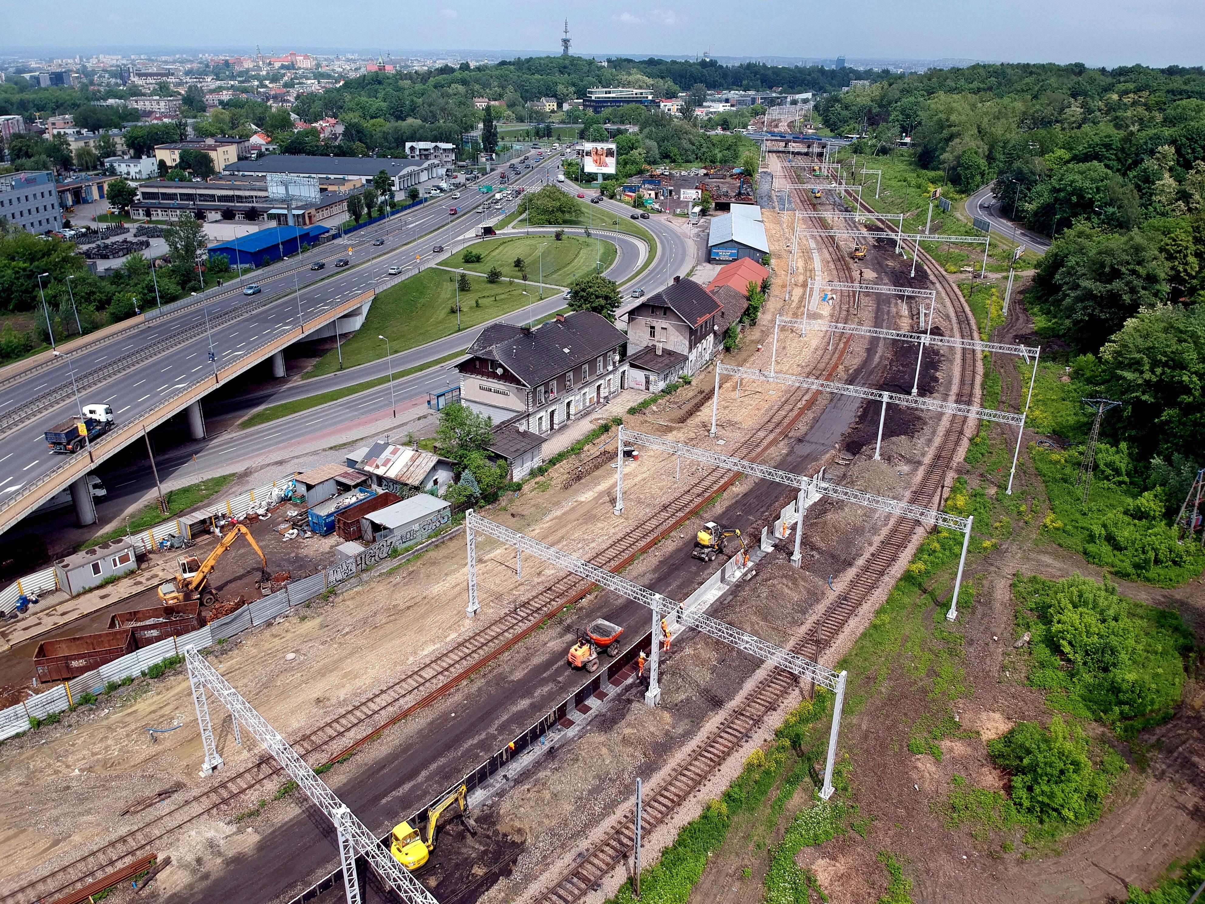 Linia 94 – Odcinek Kraków Bonarka – Podbory Skawińskie - Bahnbau
