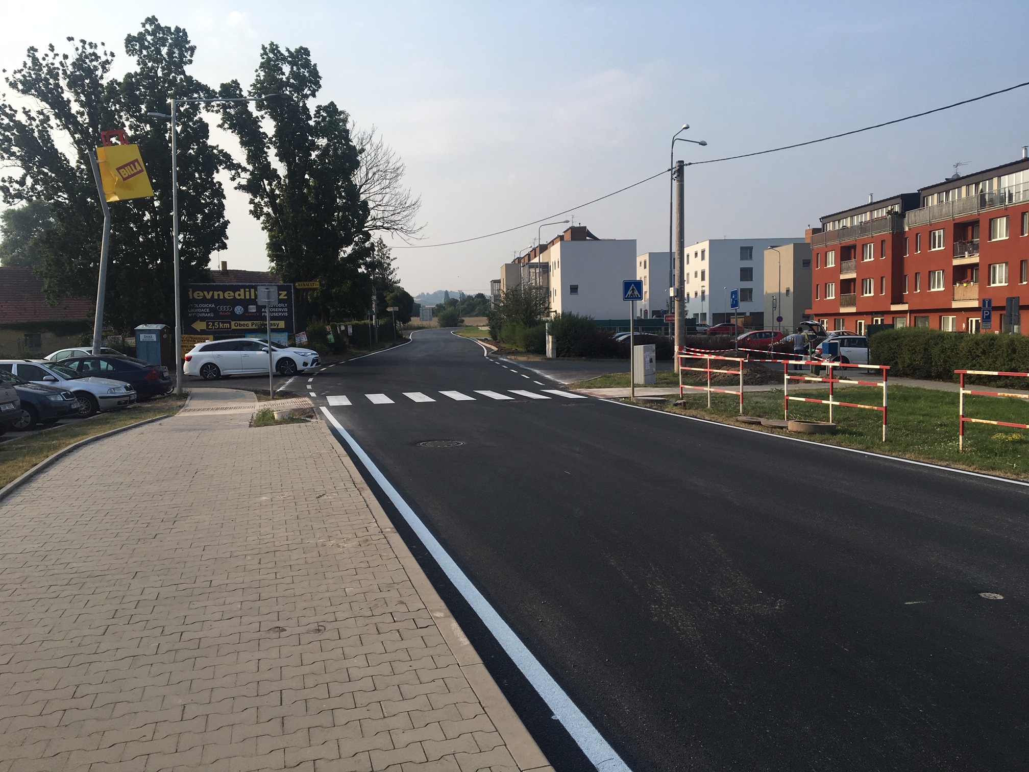 Úvaly II/101 - průtah         - Straßen- und Brückenbau