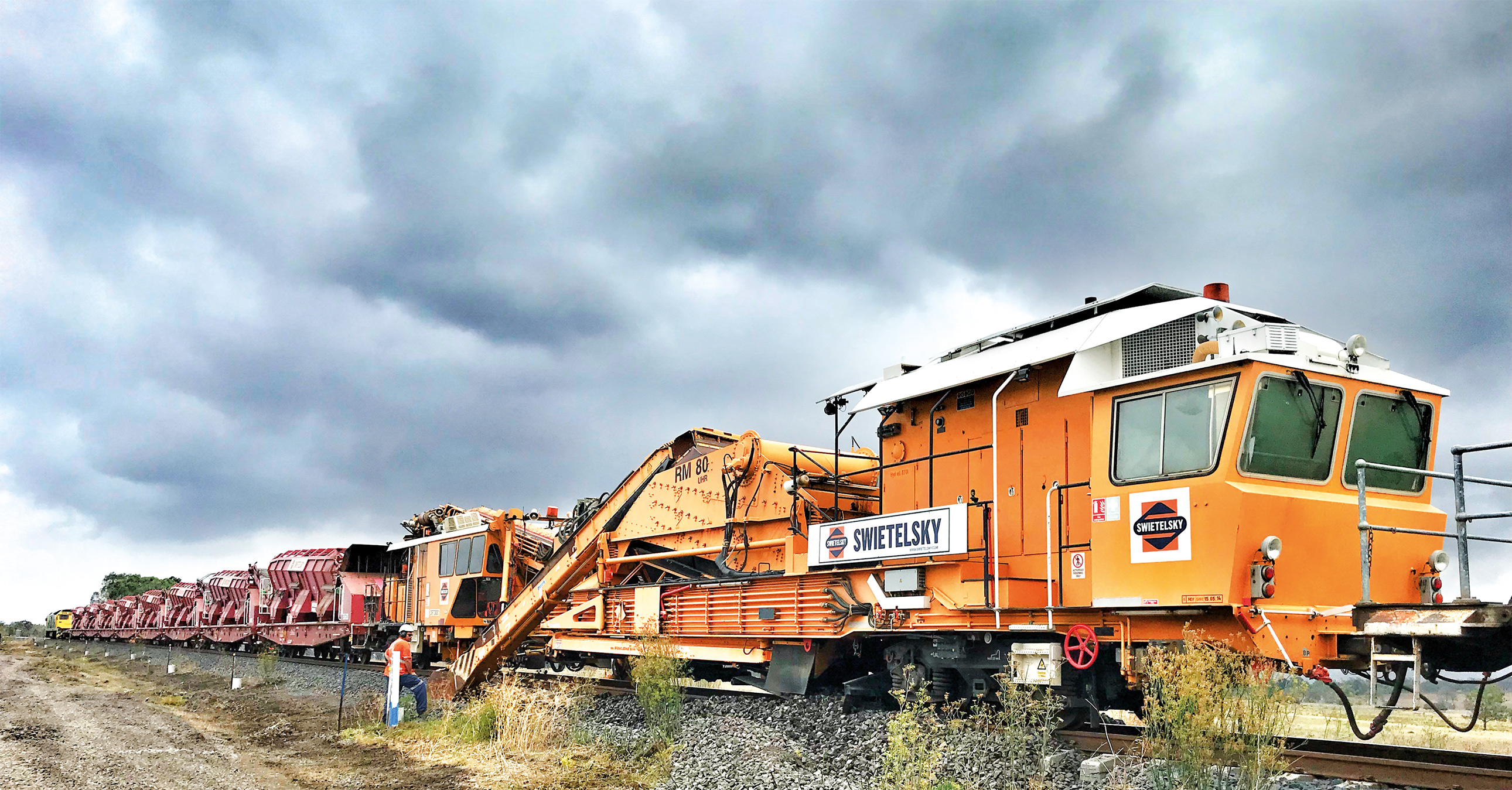 Track works, New South Wales - Bahnbau