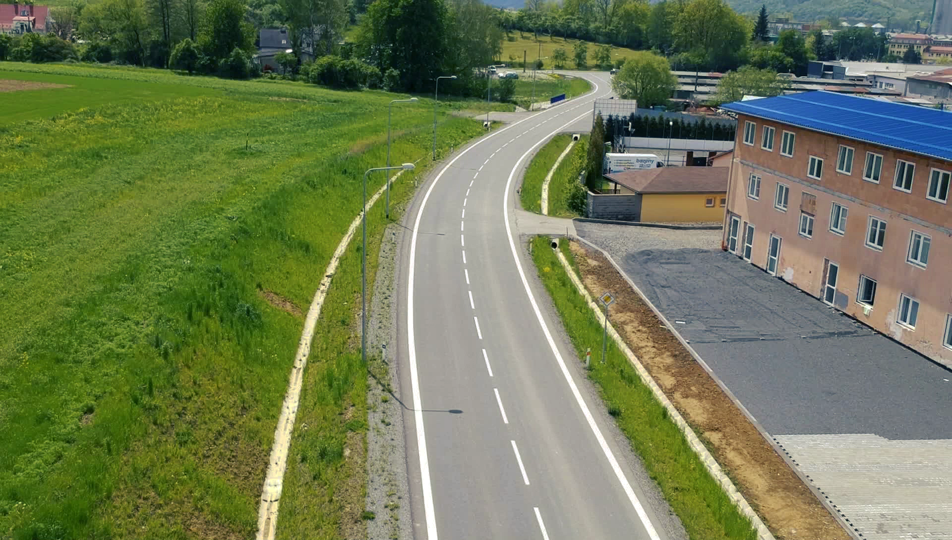 Silnice I/35 – výstavba úseku Lešná – Valašské Meziříčí (II. a III. etapa) - Straßen- und Brückenbau
