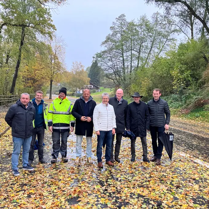 2025 10 23 Kreisstraãÿe BGL 3 Am Abtsdorfer See Wieder Befahrbar Foto