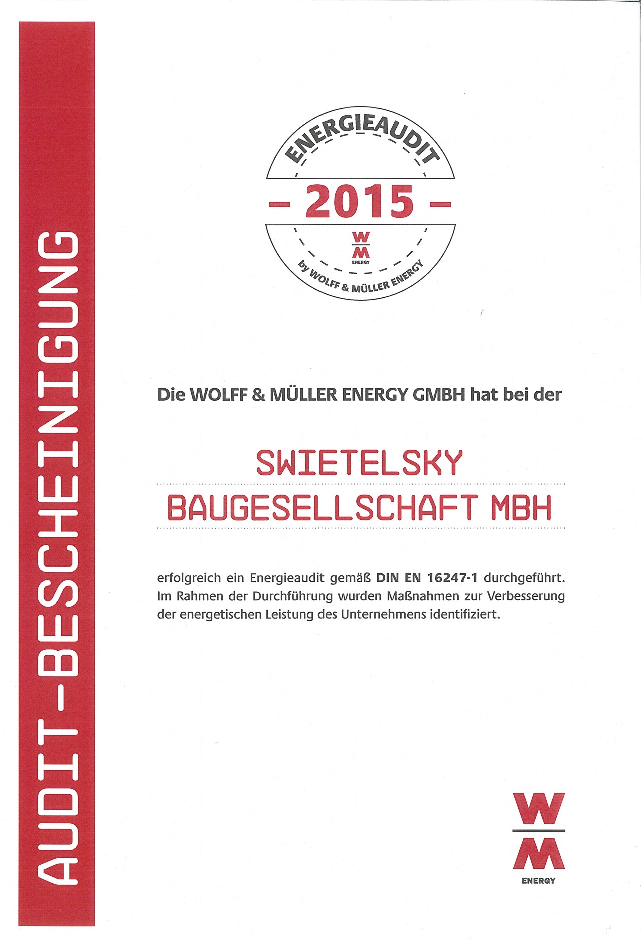 Energieaudit Energieaudit