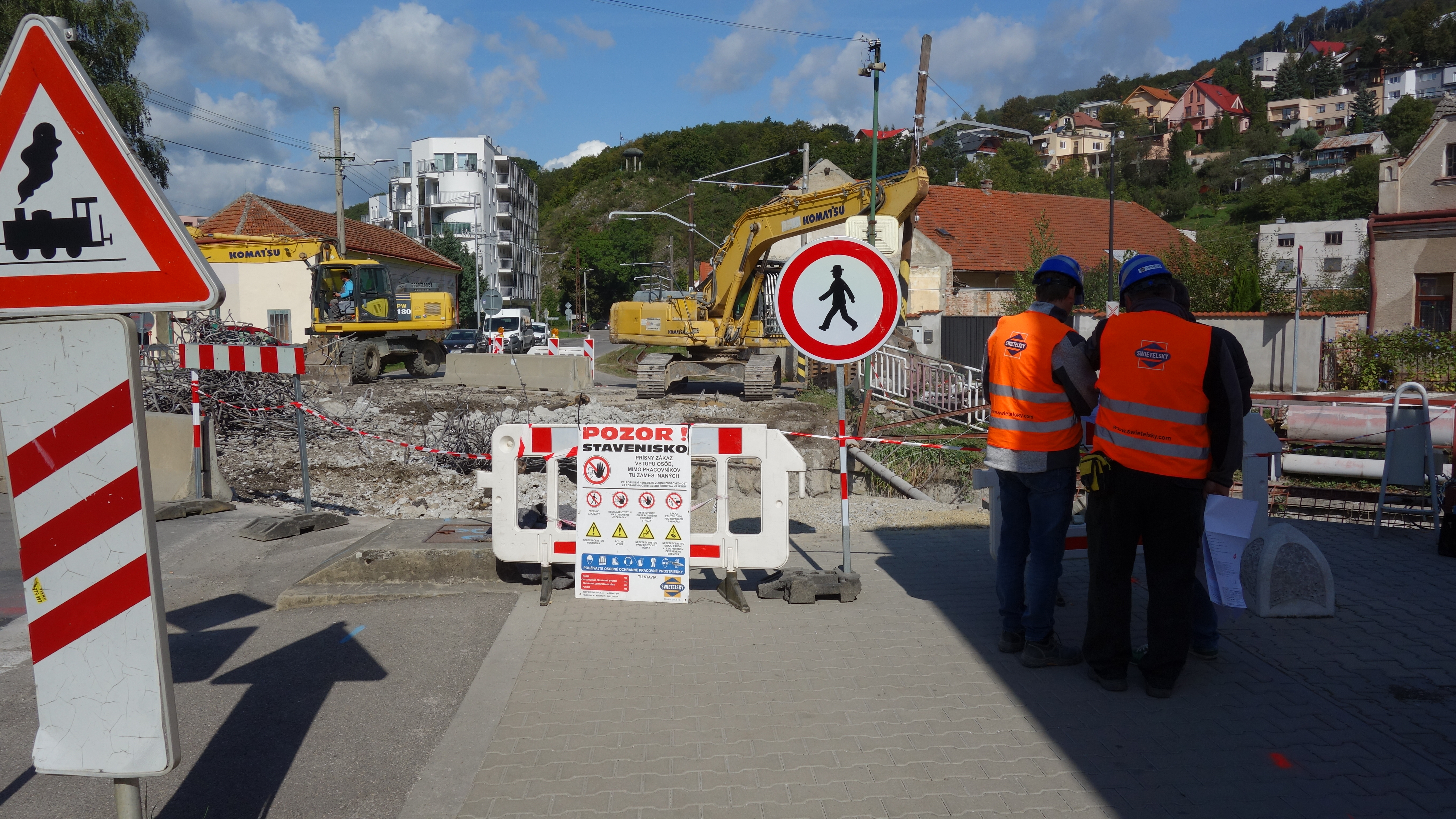 SO-01 Prestavba mostného objektu 516-004 križovanie vodného toku, Trenčianske Teplice - Straßen- und Brückenbau