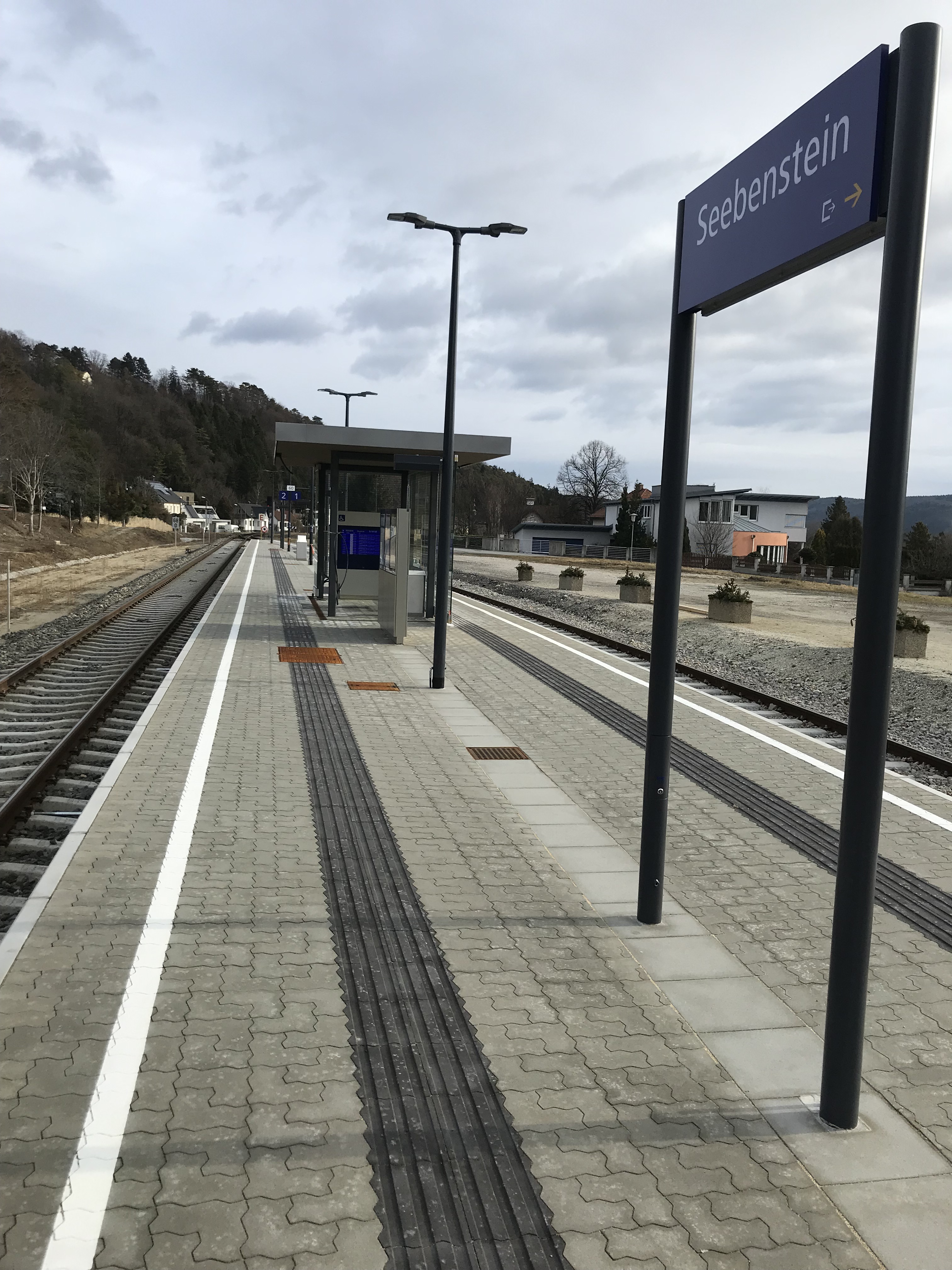 Umbau Bahnhof Seebenstein - Tiefbau