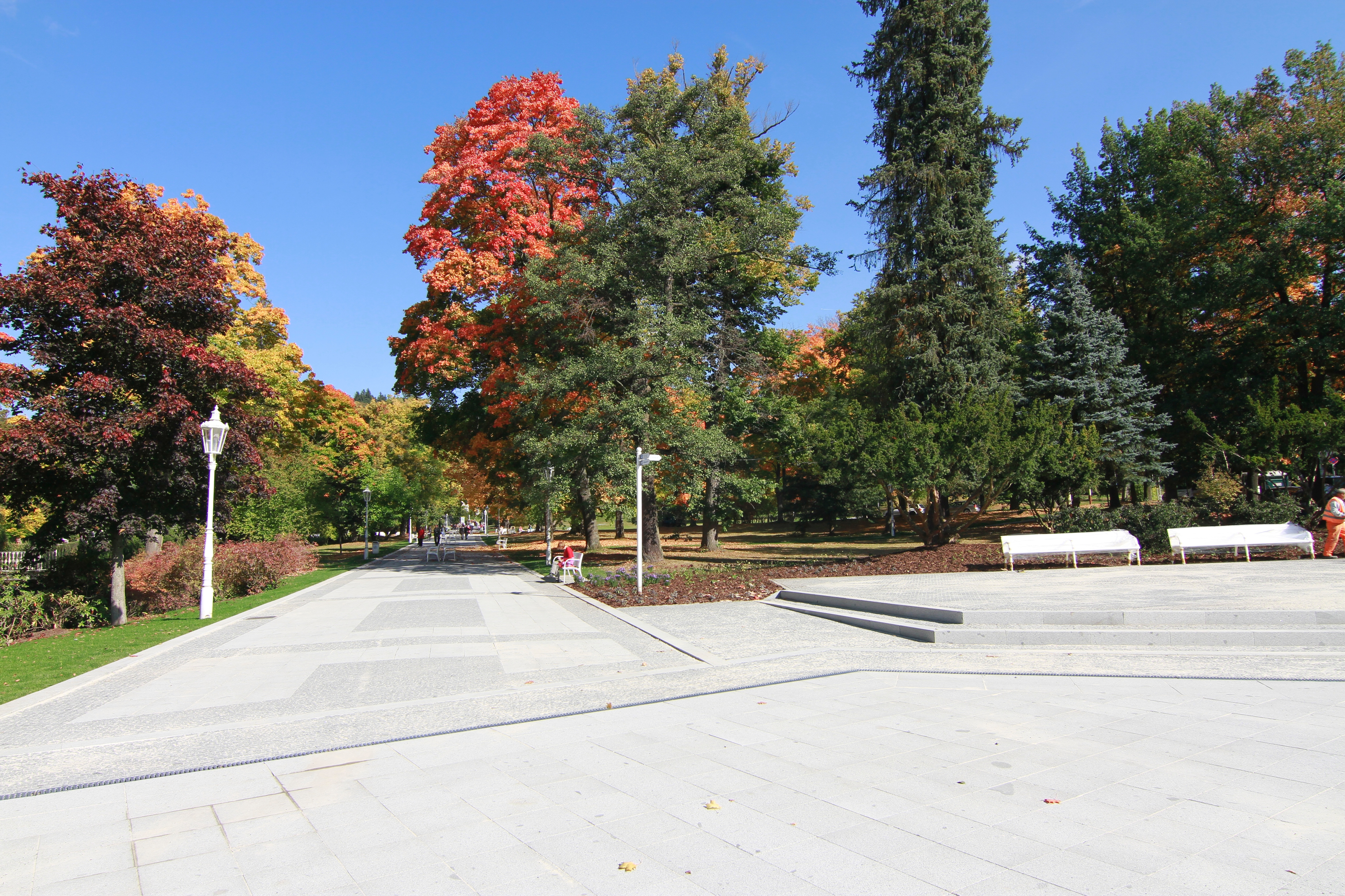 Mariánské Lázně – rekonstrukce parku - Straßen- und Brückenbau