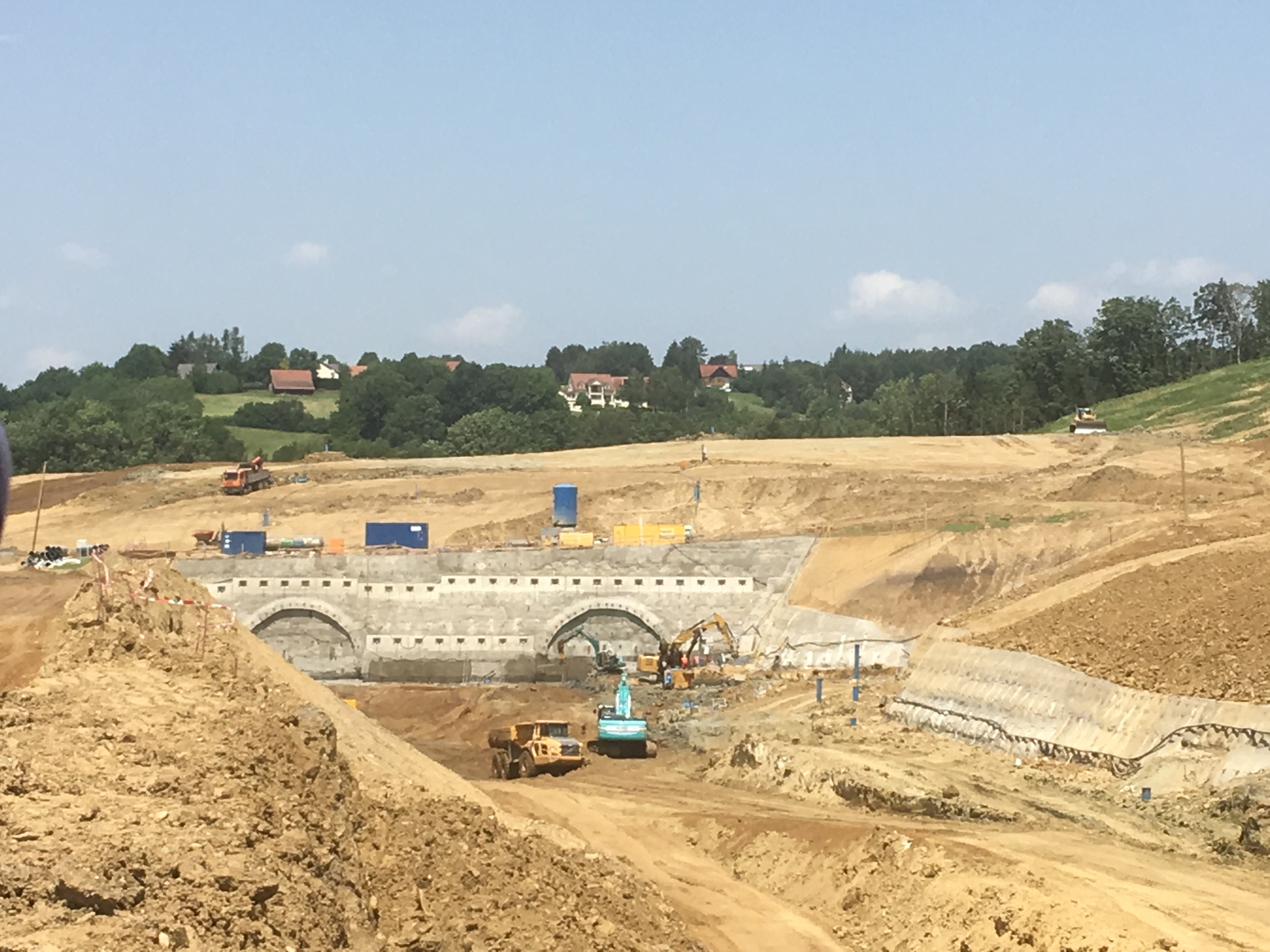 S7 Fürstenfelder Schnellstraße - Tunnel Rudersdorf - Tunnelbau