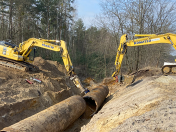 Instandsetzung des Hochwasserschutzdeiches in Elsterheide - DE
