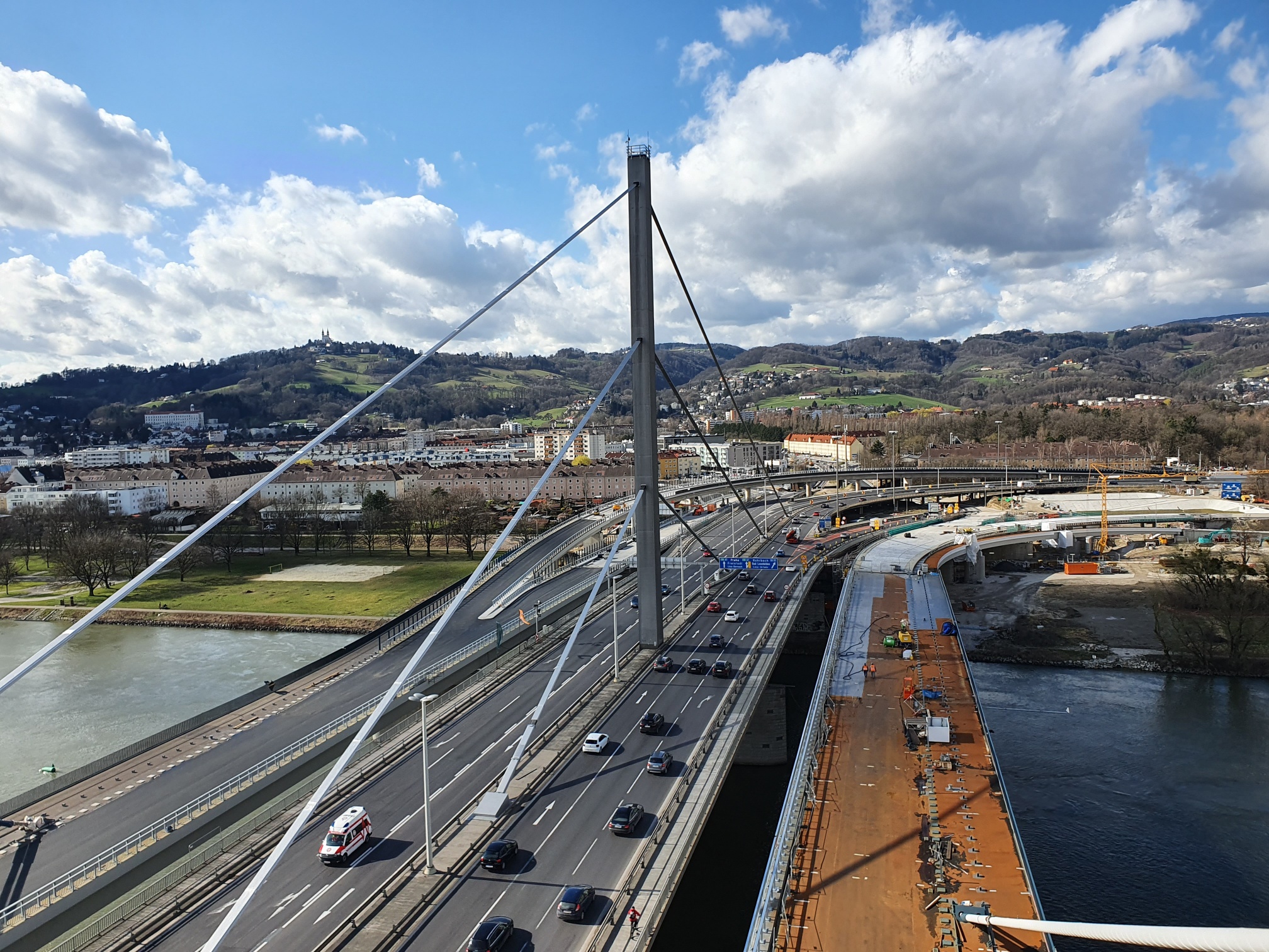 Linz A7 Bypassbrücken  - Straßen- und Brückenbau