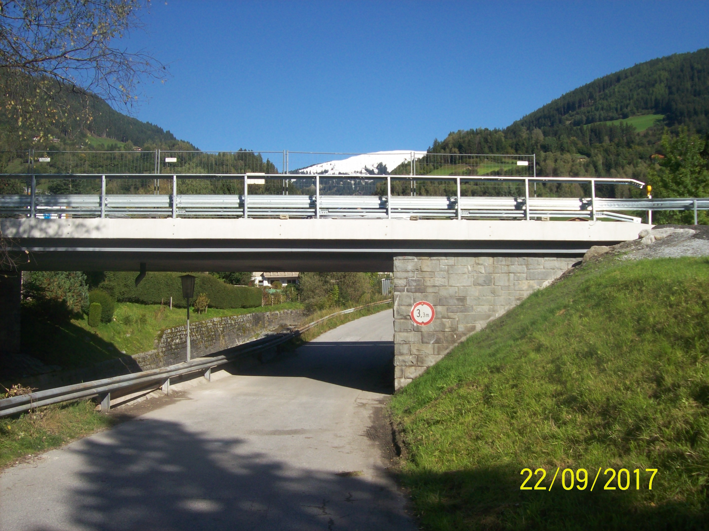 Mühlbachbrücken B165 in Mühlbach im Pinzgau - Straßen- und Brückenbau