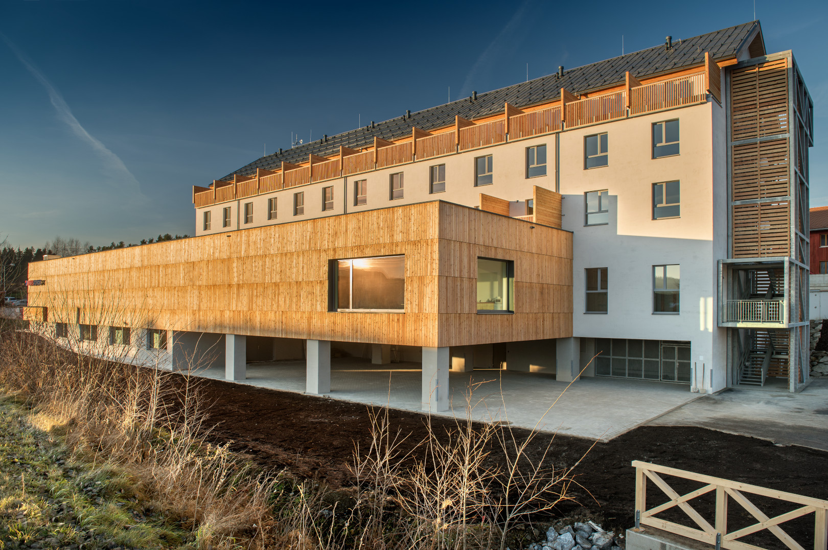 Lipno nad Vltavou – Hotel Element a Chata Lanovka  - Hochbau