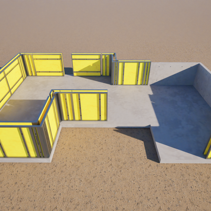 Schalung Lt. Drohnenaufnahme 1