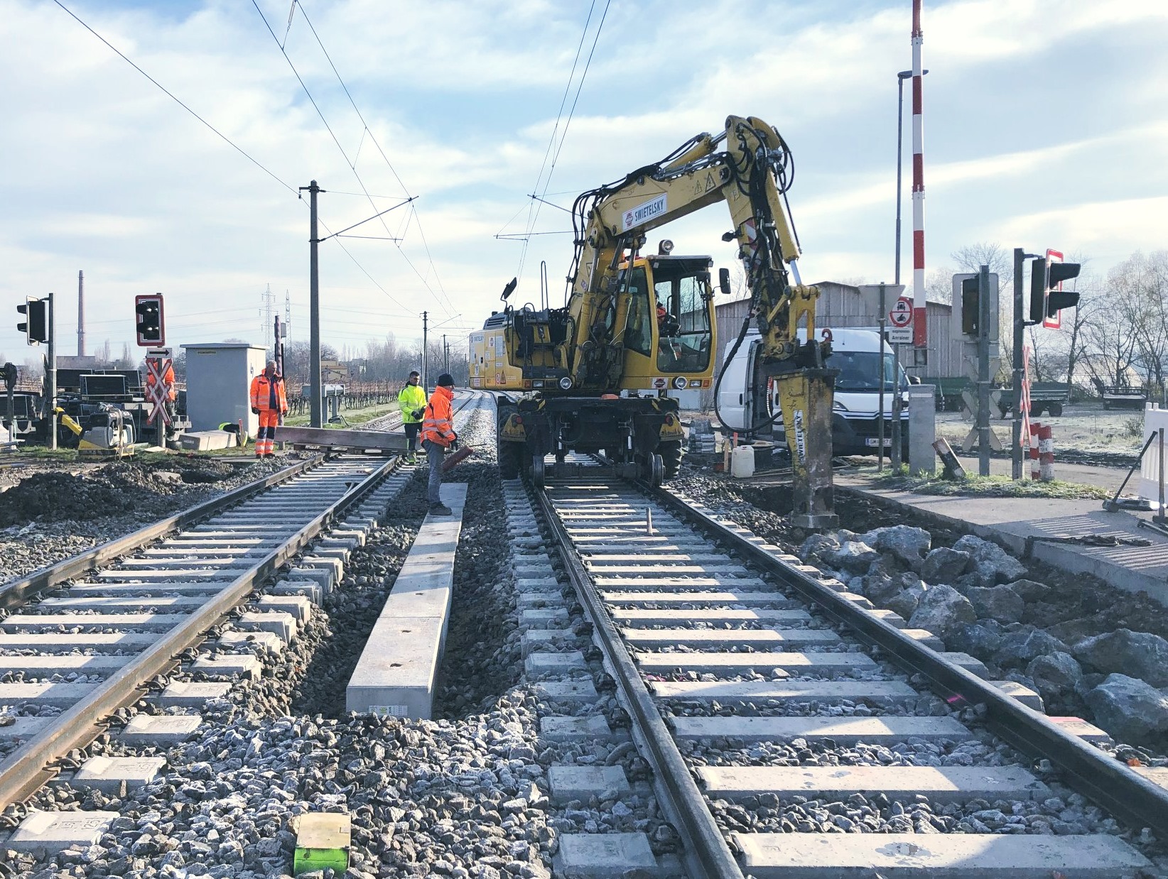 Erneuerung Oberbau - WLB Traiskirchen - Bahnbau