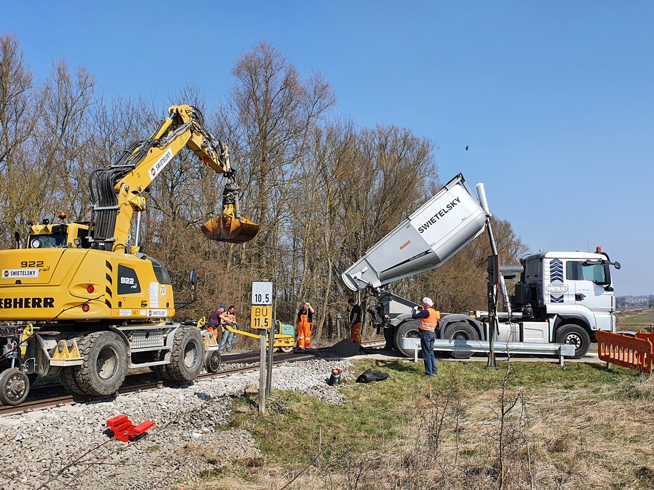BÜ Einbau Bayern Bahn 2 BÜ Einbau Bayern Bahn 2