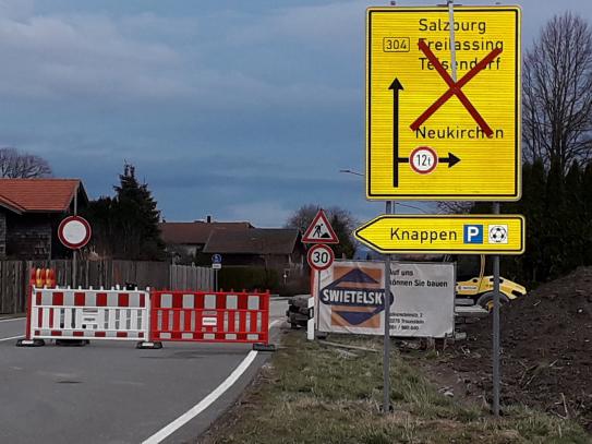 Bauarbeiten In Oberteisendorf Gehen Wieder Weiter