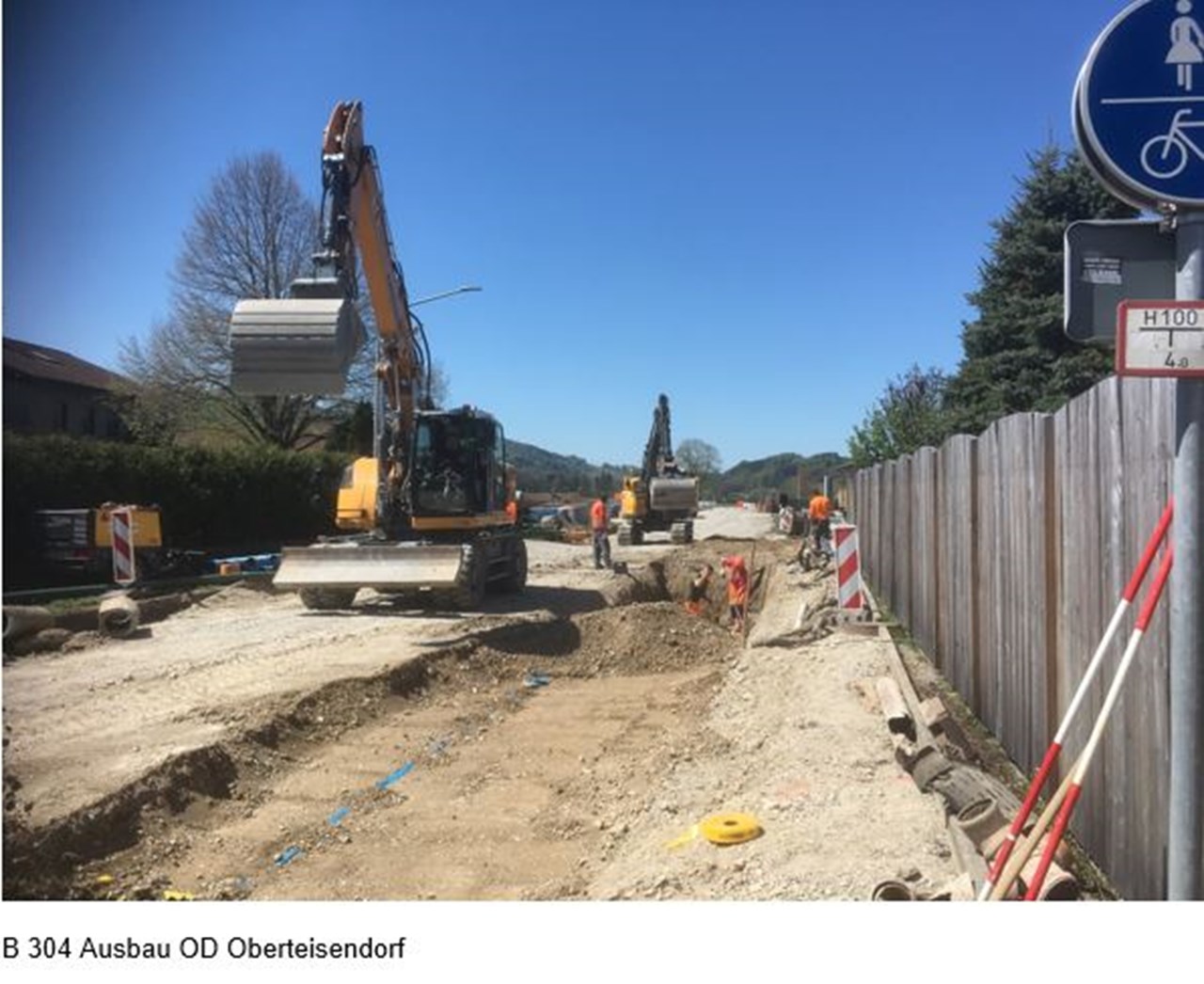 B304 Ausbau OD Oberteisendorf B304 Ausbau OD Oberteisendorf