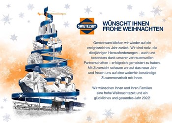 SWIETELSKY Deutschland wünscht frohe Weihnachten - DE