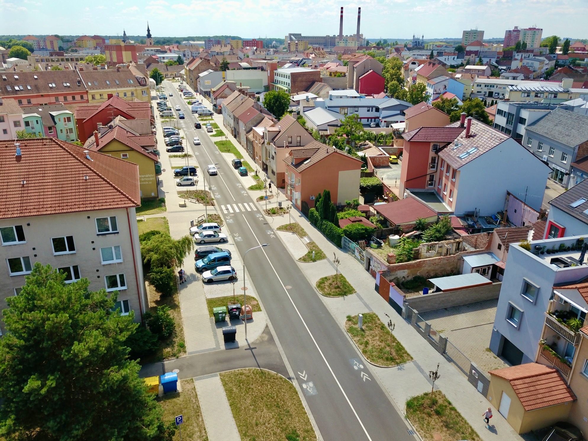 Hodonín – stavební úpravy ul. Měšťanská - Straßen- und Brückenbau