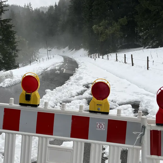 B999 Nach Schneefall