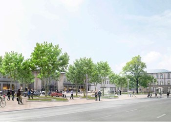 Neugestaltung Bahnhofsvorplatz in Rosenheim - DE Neugestaltung Bahnhofsvorplatz in Rosenheim - DE