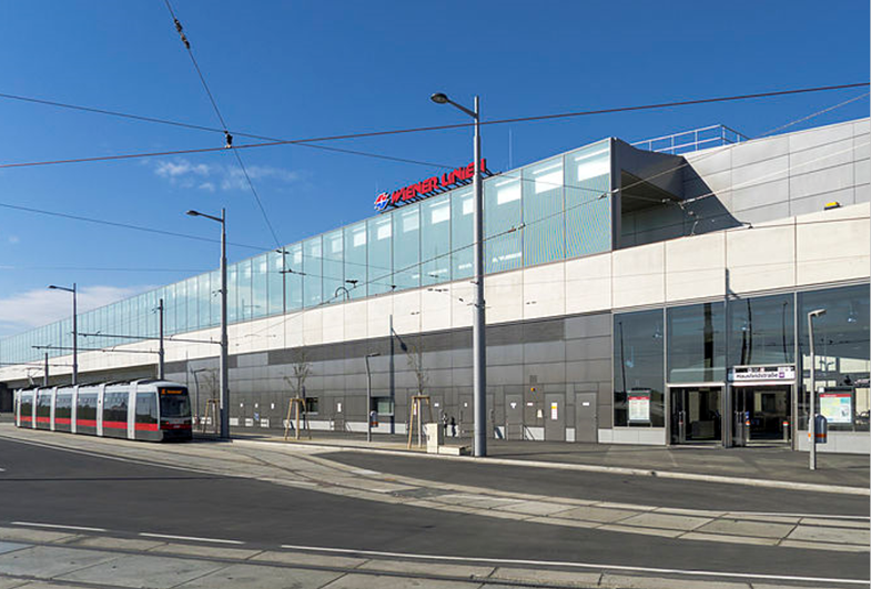 U-Bahnlinie 2, Baulos 14 - Station Hausfeldstraße - Bahnbau